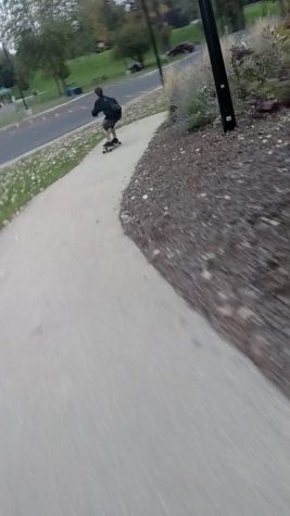 His Determination Grants Him Ease on Longboard