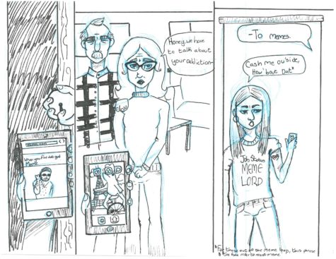 Comic Strip: Addiction to Memes