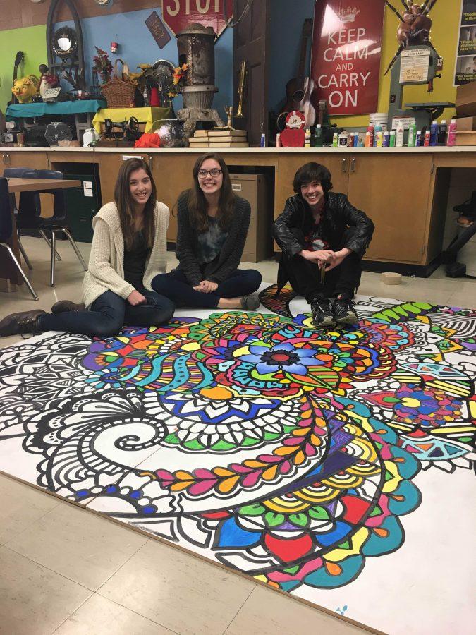 Students participating in the project include:  senior Andrew Nunamaker; juniors Regan Mulvey and Rebecca Rieckman; and sophomore Dessiree Johnson.