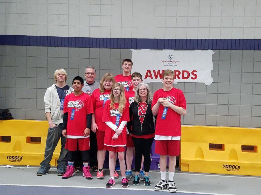 The second NHS Special Olympics basketball team also won sectionals in their division. 