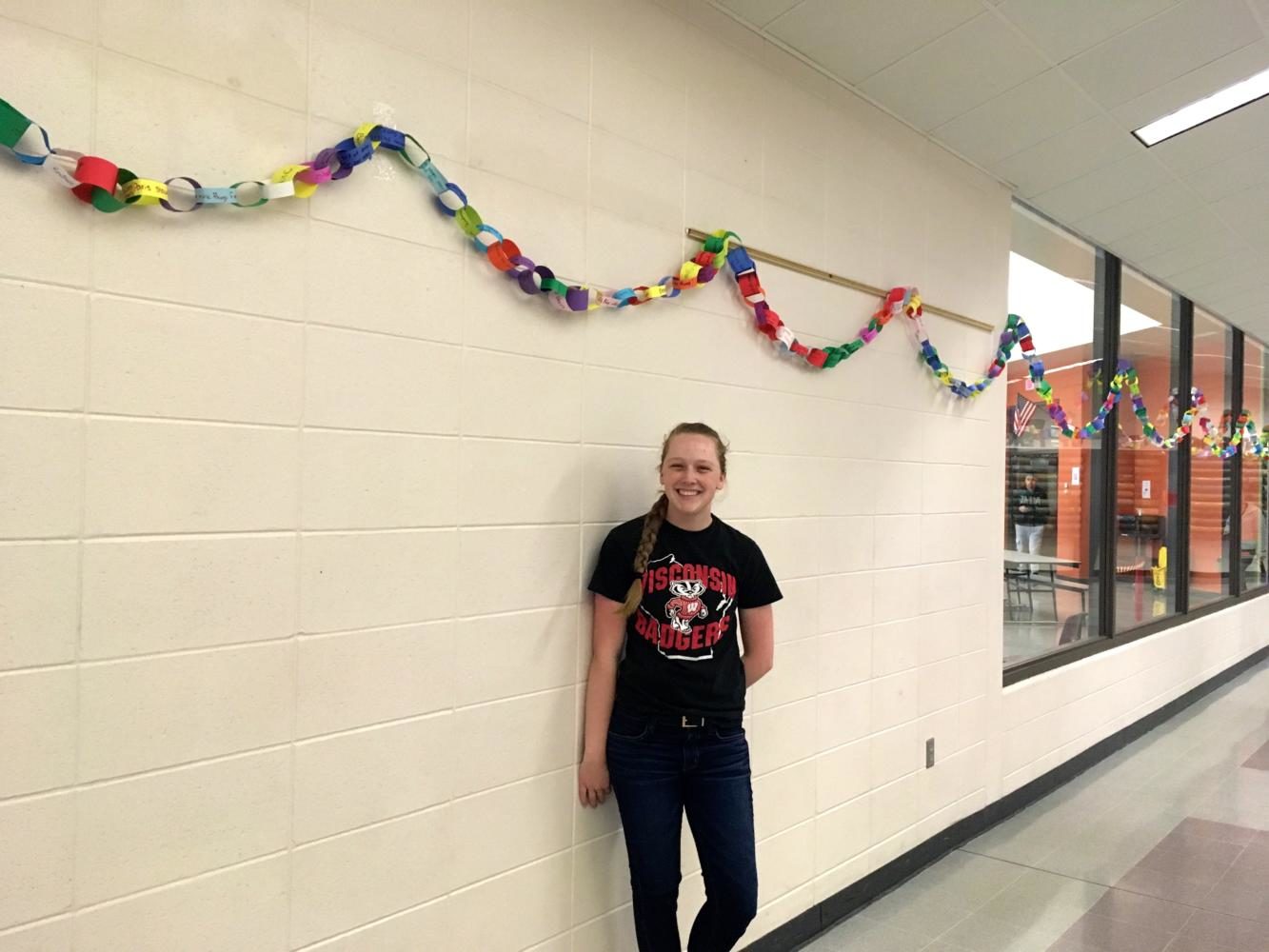 Rachel Terry, senior, continues to be a nonstop warrior for kindness within NHS. 