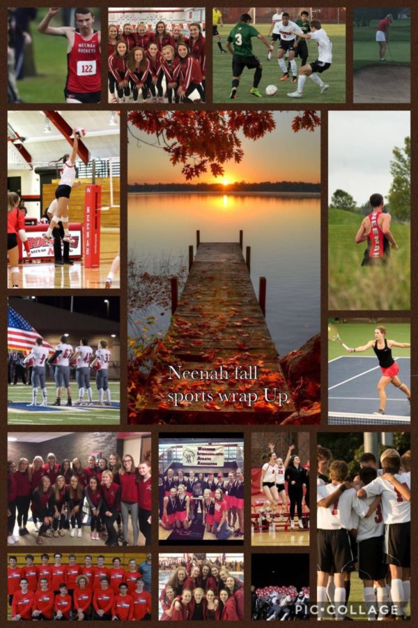 Collage of 2017 Neenah fall sports 