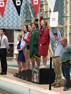 Neenah diver Av Osero finished first in the WIAA state competition with a score of 515.2 for 11 dives. 