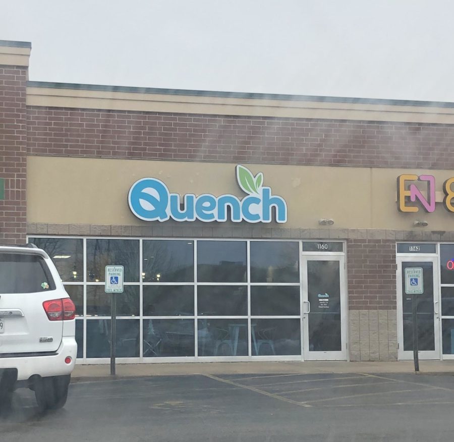 View from outside of Quench (1160 Westowne Dr., Neenah).