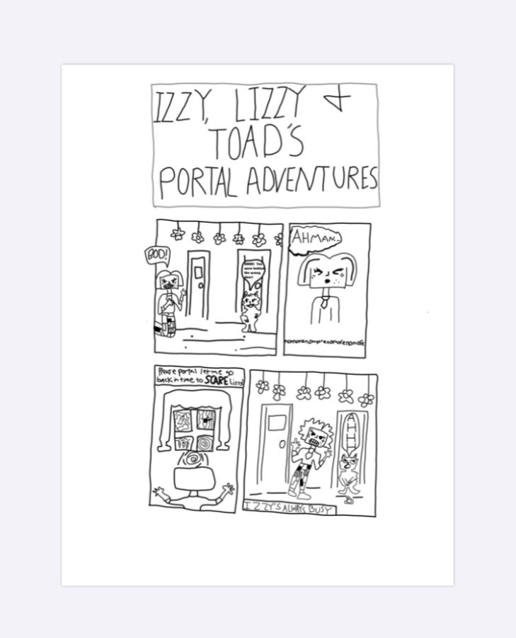 Comic Strip:  Izzy, Lizzy and Toads Portal Adventures