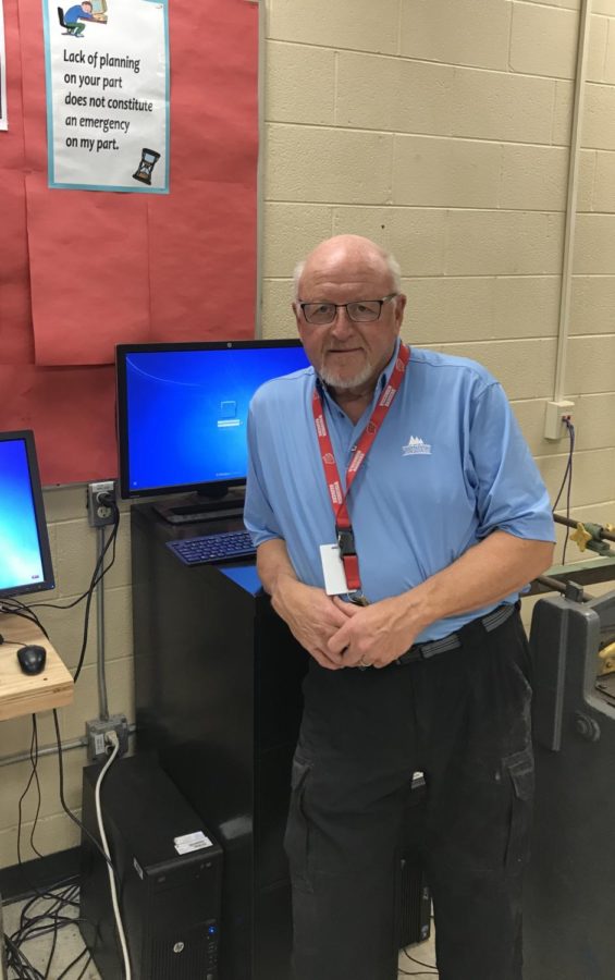 Mr. Michael Thacker often serves as a substitute teacher at NHS.