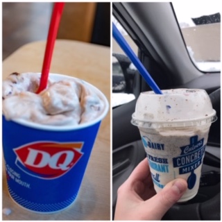 Review:  Dairy Queen Blizzard vs.  Culvers Concrete Mixer