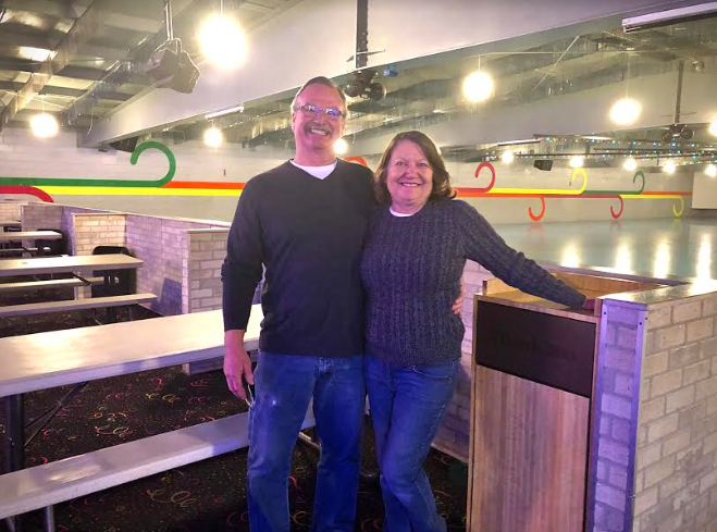 Dave and Connie Buksyk, owners of Fox Valley Roller Rink for 37 years, plan to soon sell the establishment and retire. 