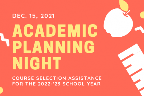 Academic Planning Night To Aide Course Selection Dec. 15