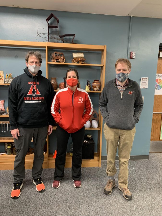 (Left to Right): Mr. Goers, Mrs. Weisgerber and Mr. Hollet, 3 of the Arete teachers,