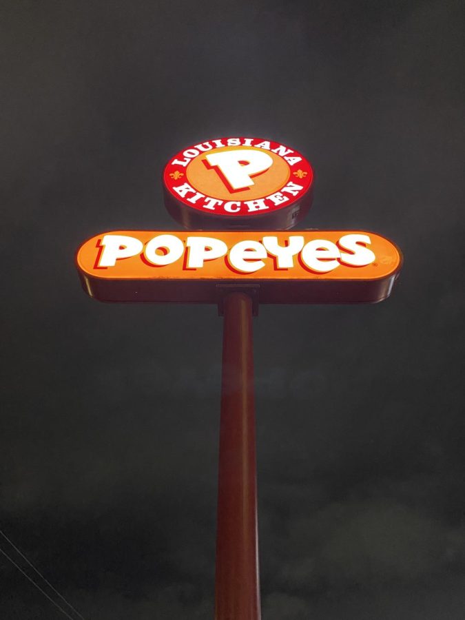 Popeyes Sign