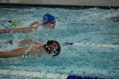 Boys Swim Sinks Oshkosh Wests Senior Night