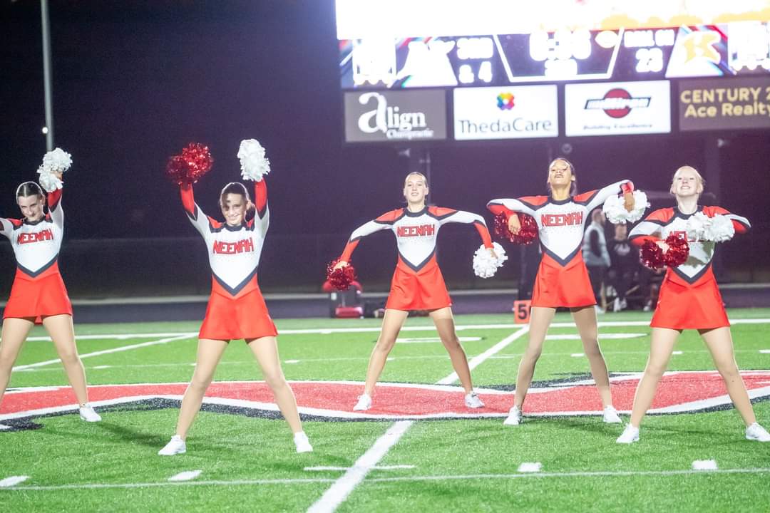 Neenah Girls Dance team at halftime.